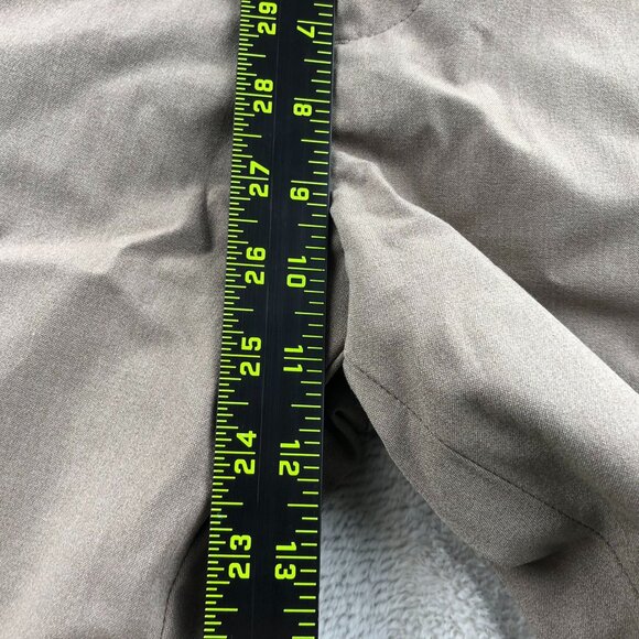 H&M Men's Trousers 33W 34x28 Measured Slim Fit Brown Recycled Polyester - Picture 6 of 16